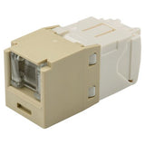 Panduit CJH688TGEI | Mini-Com UTP RJ45 Cat 6 Shuttered TG Jack Module, Electric Ivory