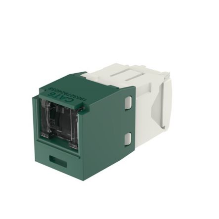 Panduit CJH688TGGR | Mini-Com RJ45 Cat 6 Shuttered TG Jack Module, GR