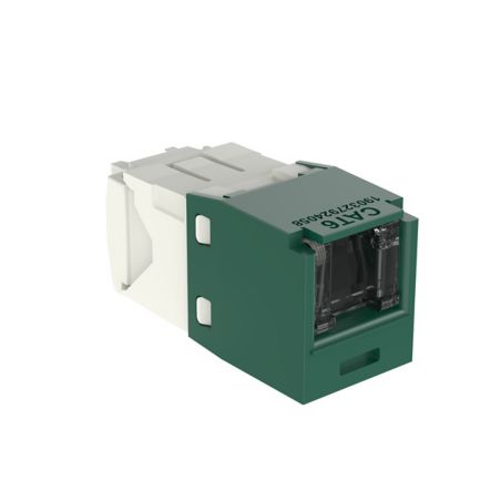 Panduit CJH688TGGR | Mini-Com RJ45 Cat 6 Shuttered TG Jack Module, GR
