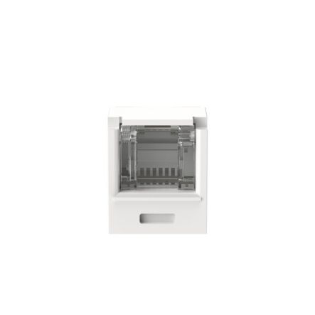 Panduit CJH6X88TGAW | Mini-Com RJ45 Cat 6A Shuttered TG Jack Module, AW