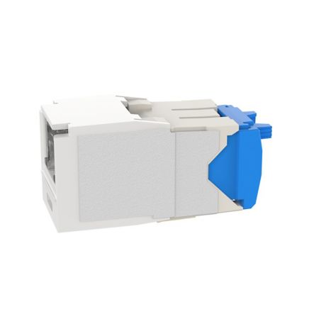 Panduit CJH6X88TGAW | Mini-Com RJ45 Cat 6A Shuttered TG Jack Module, AW