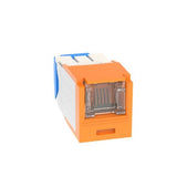 Panduit CJH6X88TGOR | Mini-Com UTP RJ45 Cat 6A Shuttered TG Jack Module, Orange