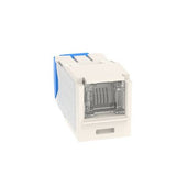 Panduit CJH6X88TGWH | Mini-Com UTP RJ45 Cat 6A Shuttered TG Jack Module, White