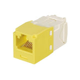 Panduit CJK688TGYL | Mini-Com UTP RJ45 Cat 6 Keyed TG Jack Module, Yellow