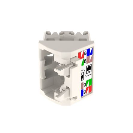 Panduit CJLRCAPIW-X | 45° Angled Wire Cap For Cat 6 Utp Tg Jack