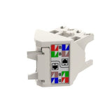 Panduit CJLRCAPIW-X | 45° Angled Wire Cap For Cat 6 Utp Tg Jack