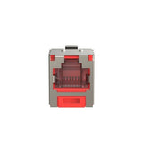 Panduit CJSH688TGRDY | Mini-Com STP RJ45 Cat 6 Shuttered TG Jack Module, Red