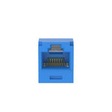 Panduit CJT6X88TGBU | Mini-Com UTP RJ45 Cat 6A 28/30 AWG TG Jack Module, Blue