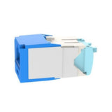 Panduit CJT6X88TGBU | Mini-Com UTP RJ45 Cat 6A 28/30 AWG TG Jack Module, Blue