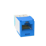 Panduit CJT6X88TGBU | Mini-Com UTP RJ45 Cat 6A 28/30 AWG TG Jack Module, Blue