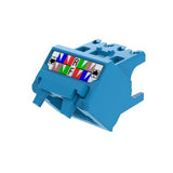 Panduit CJUDCAPBU-X | 45° Angled Wire Cap for Cat 6A UTP TG Jack