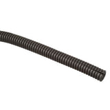 Panduit CLT35F-C20 Corrugated Loom Tubing Slit, Polyethylene, 0.35"; (8.9mm) X 100’; (30.5m), Black