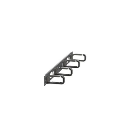 Panduit CMPHF1 Horizontal D-rings Installed on Panel, 1.7";H x 19.0";W x 3.4";D (44mm x 483mm x 87mm), Front Only 1 RU