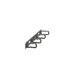Panduit CMPHF1 Horizontal D-rings Installed on Panel, 1.7";H x 19.0";W x 3.4";D (44mm x 483mm x 87mm), Front Only 1 RU