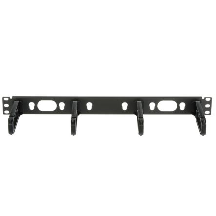 Panduit CMPHHF1 Horizontal D-rings Installed on Panel, 1.7";H x 19.0";W x 5.7";D (44mm x 483mm x 144mm), Front Only 1 RU