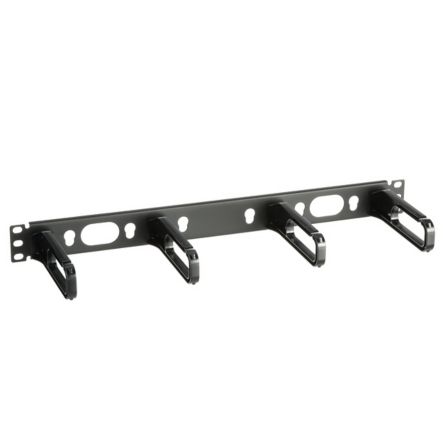 Panduit CMPHHF1 Horizontal D-rings Installed on Panel, 1.7";H x 19.0";W x 5.7";D (44mm x 483mm x 144mm), Front Only 1 RU