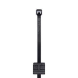Panduit CMSA24-2S-D300 | Pan-Ty CMSA24-2S-D300 EdgeClip/Tie(side), Black, High Heat/UV PA6.6, .118-.236"