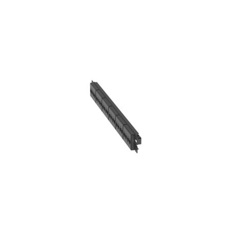 Panduit CP24688BL | Cat 6 Coupler Patch Panel, 24 Ports, 1 Ru, Black
