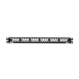 Panduit CP24WSBLY 24-Port all Metal Modular Patch Panel With strain relief bar, 1 RU