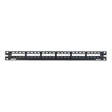 Panduit CP24WSBLY 24-Port all Metal Modular Patch Panel With strain relief bar, 1 RU