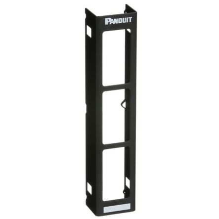 Panduit CPP12WBL 12-Port Patch Panel Supplied With three Factory Installed CFFP4 Snap-In Faceplates Mounts to Standard 89D Bracket (WB89D).