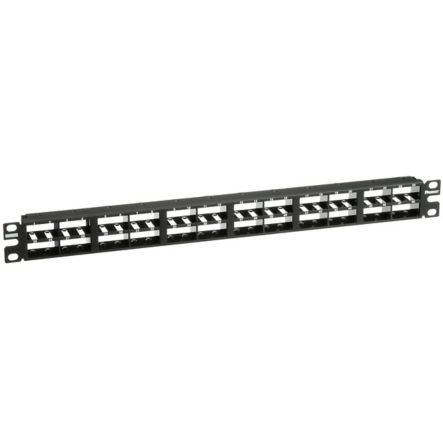Panduit CPP48HDWBLY | Mini-Com Patch Panel, 48 Port, 1 RU, BL