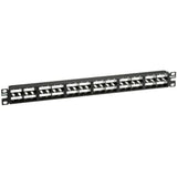 Panduit CPP48HDWBLY | Mini-Com Patch Panel, 48 Port, 1 RU, BL