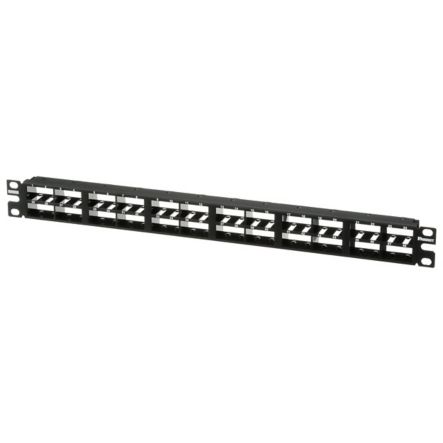 Panduit CPP48HDWBLY | Mini-Com Patch Panel, 48 Port, 1 RU, BL
