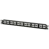 Panduit CPP48HDWBLY | Mini-Com Patch Panel, 48 Port, 1 RU, BL