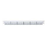 Panduit CPP48HDWWH | Mini-Com, Flat,Unshielded, Patch Panel, 48 Port, 1 RU, White