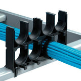 Panduit CRS4-125-X | Stackable Cable Rack Spacer, Black