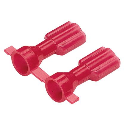 Panduit DNF18250FIBX-2K | Reel Smart DNF18250FIBX-2K Disconnect, Red, Nylon, 18-22 AWG, 0.250 x .032" Tab