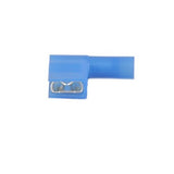 Panduit DNFR14-250B-M | Pan-Term DNFR14-250B-M Disconnect, 90°, Blue, Nylon, 14-16 AWG, 0.250 x 0.032"