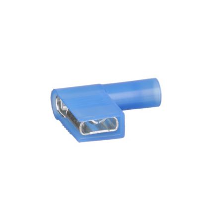 Panduit DNFR14-250B-M | Pan-Term DNFR14-250B-M Disconnect, 90°, Blue, Nylon, 14-16 AWG, 0.250 x 0.032"