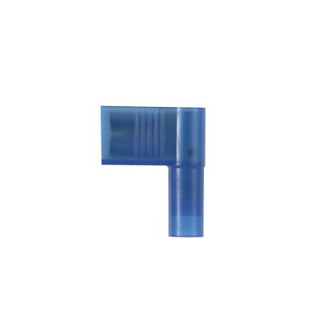 Panduit DNFR14-250B-M | Pan-Term DNFR14-250B-M Disconnect, 90°, Blue, Nylon, 14-16 AWG, 0.250 x 0.032"
