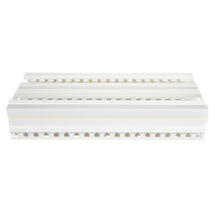 Panduit DRD22WH6 | PanelMax DRD22WH6 DIN Rail Duct, White, PVC, 2.12"x6.22", PK6