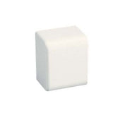 Panduit ECFX10WH-X LDPH10, LD2P10 Power Rated End Cap Fitting, White, Pack of 10