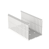 Panduit F4X4WH6 | Base Wiring Duct | UPC - 07498337596