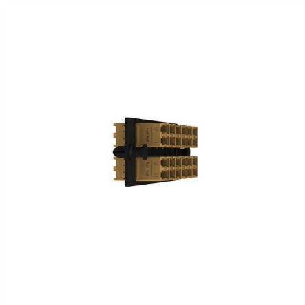 Panduit FAP12WEORDLCZ | Opticom Keyed E-Orange Fiber Adapter Panel, OM4, 12 LC Duplex