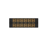 Panduit FAP12WEORDLCZ | Opticom Keyed E-Orange Fiber Adapter Panel, OM4, 12 LC Duplex