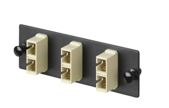 Panduit FAP3HWBUDSC | Fap (Horiz) W/3 Sc Duplex mm Adapters (Bu) Phos
