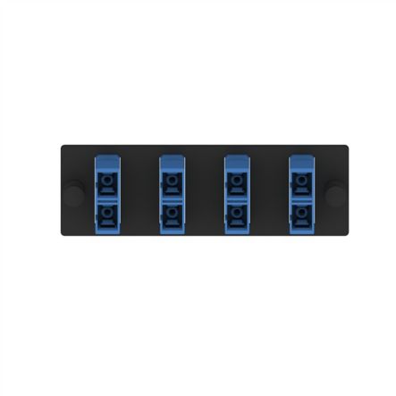 Panduit FAP4WBUDSC | Fap W/4 Sc Duplex mm Adapters (Bu) Phos