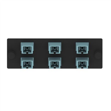 Panduit FAP6WAQSC | FAP W/6 SC 10 Gbe Somplex Mm Adapters (AQ) Phos