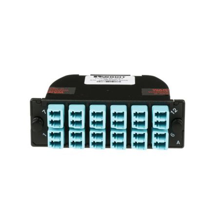 Panduit FC2ZO-24-10AS | OptiCom MPO-LC Fiber Cassette OM4, 24 Fiber, Method A