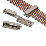 Panduit FCH2-A-T14 | Flat Cable Holder, Adhesive, 2"; (50.8mm)W Cable, Nylon 6.6, Gray, Pack of 200