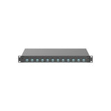 Panduit FD1W12AQDLC Opticom Pre-loaded Fiber Drawer With 12 Duplex 50um Lc Adapters