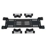 Panduit FLEX-CM12C | HD FLEX REAR CBLMGR , 12-POS TRNSTNMGRS (QTY 4) AND CLIP