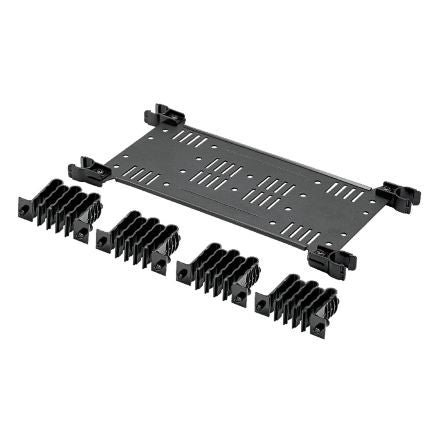 Panduit FLEX-CM18C | HD FLEX REAR CBLMGR , 18-POS TRNSTNMGRS (QTY 4) AND CLIP