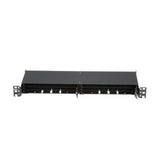 Panduit FLEX1UPN12 | HD Flex Fiber Panel, 1 RU, 6 Port Rails, Black