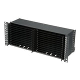 Panduit FLEX4UPN12 | HD Flex Fiber Panel, 4 RU, 6 Port Rails, Black